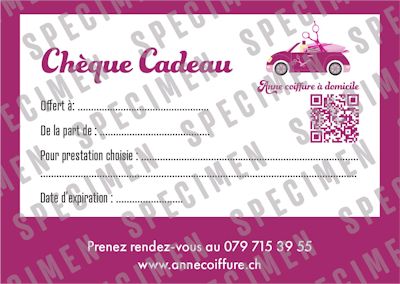 cheque cadeau