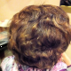 Couleur et mèches et coupe brushing 